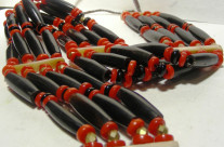 Black and Red Native American Style Choker