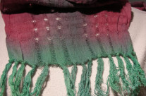 Loosely Woven Cotton Fringed Scarf 11×60