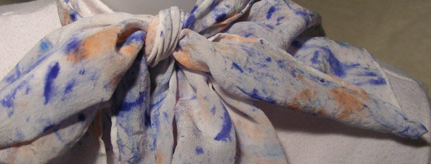 8×54 Silk Crepe Scarf