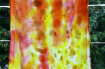 Autumn Silk Crepe Scarf 15″ x 60″